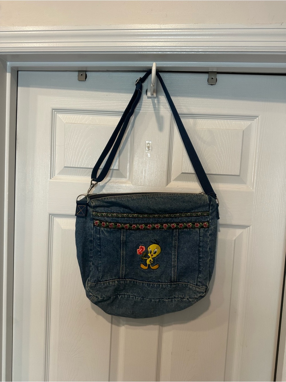 Vintage Looney Tunes Tweety Bird denim purse